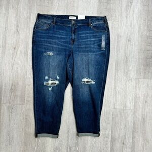 Lane Bryant Low-Rise Boyfriend Jeans - NEW - Size 22